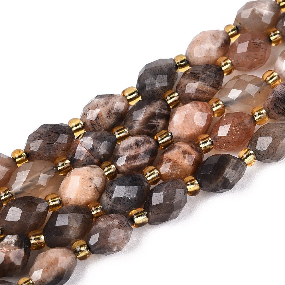 Solsten Perler – Facetterede Ovale (8~9x6~8mm) - Uniq Perler -