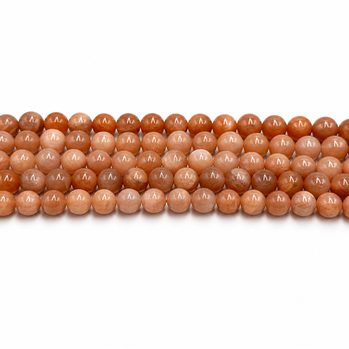 Solsten Perler – Orange, Runde (8mm) - Uniq Perler - 125987