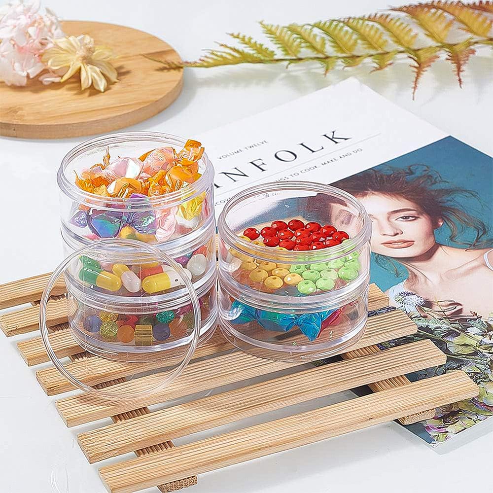 Stabelbar Opbevaringsbøtter – 5 Sæt I 4 Størrelser (20 Stk) - Uniq Perler - 113115