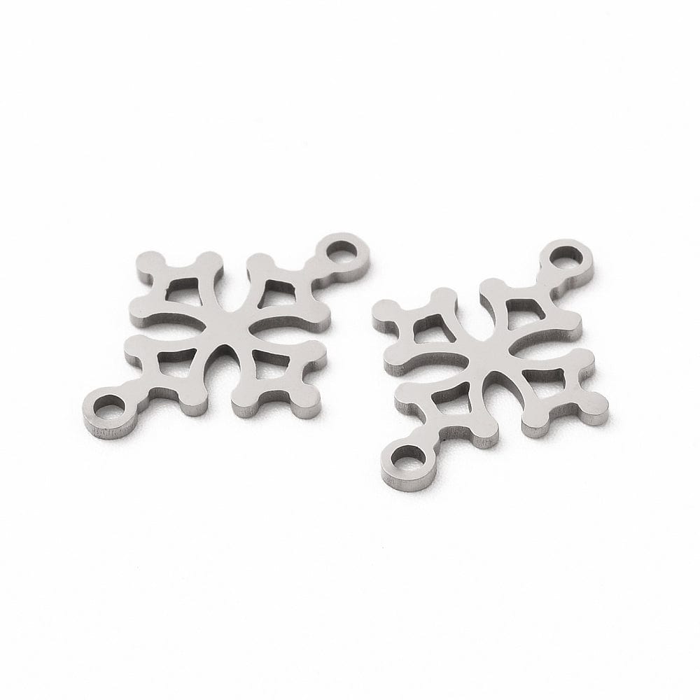 Stål Connector, 14x18mm - Uniq Perler - 24761134569809886488431991