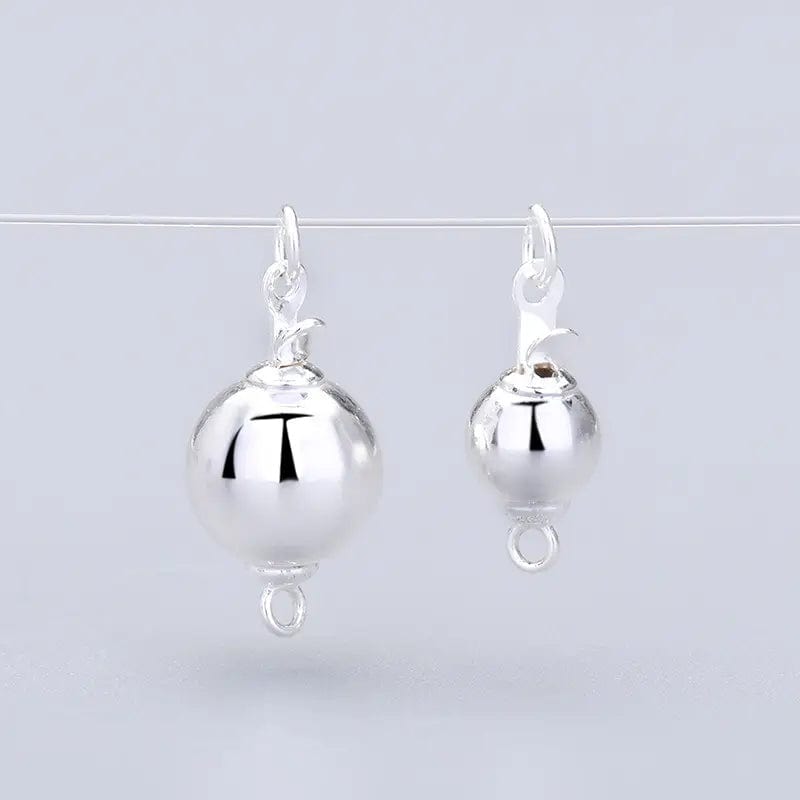 Sterling Sølv 925 Box Lås, 7mm - Uniq Perler - 0001489342