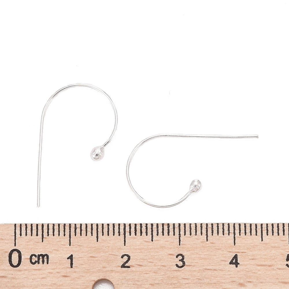 Sterling Sølv 925 Creoler, (22x13,5mm) - Uniq Perler - 111648