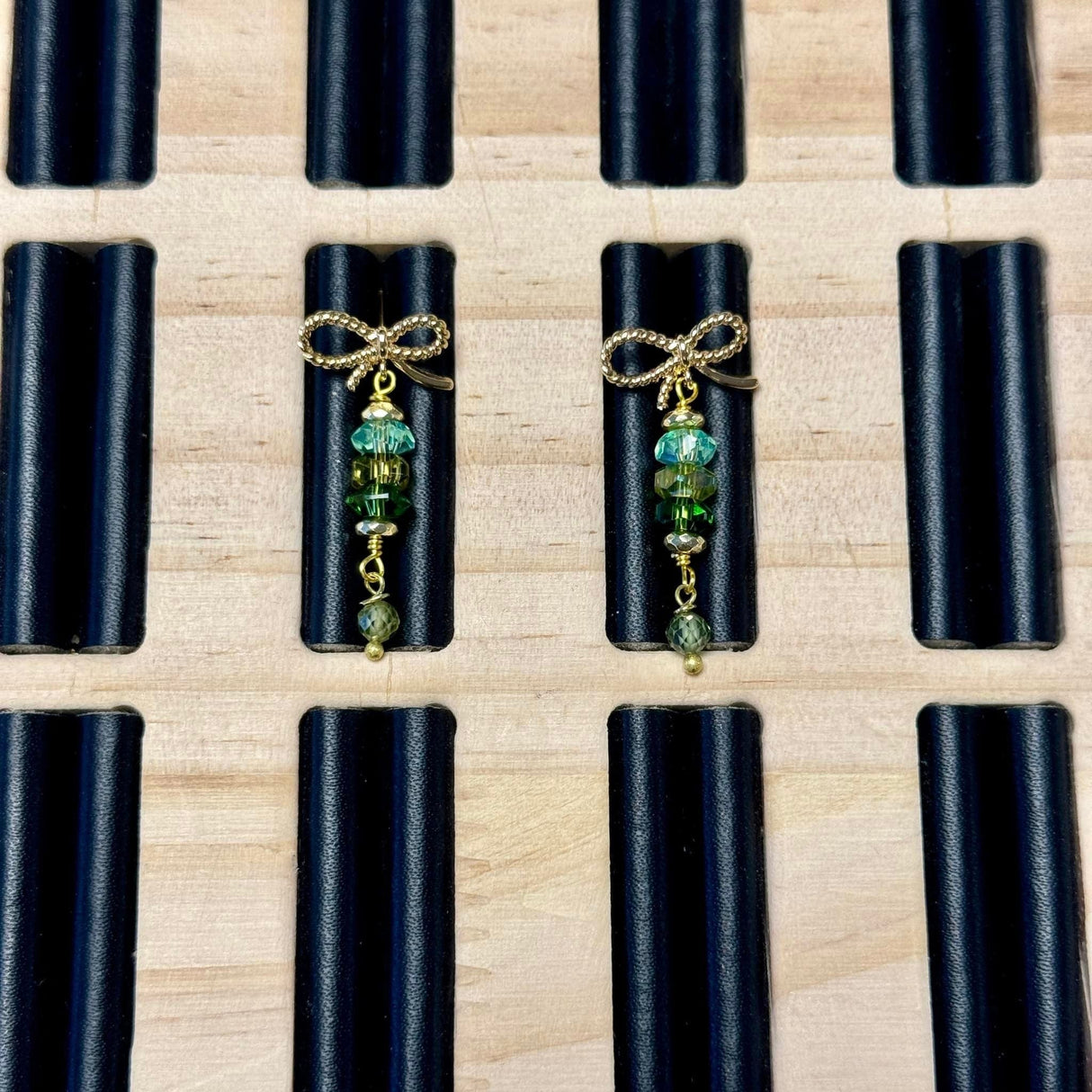 Suncatcher Glasperler, Farve Mix, 3x6mm - Uniq Perler - 385583