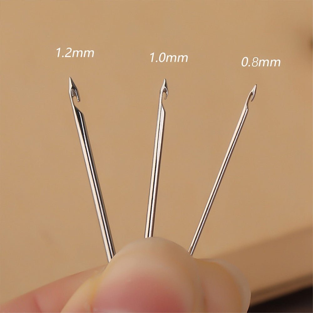 Tambour Heklenål – Tre med stålnål (122x12x6mm)