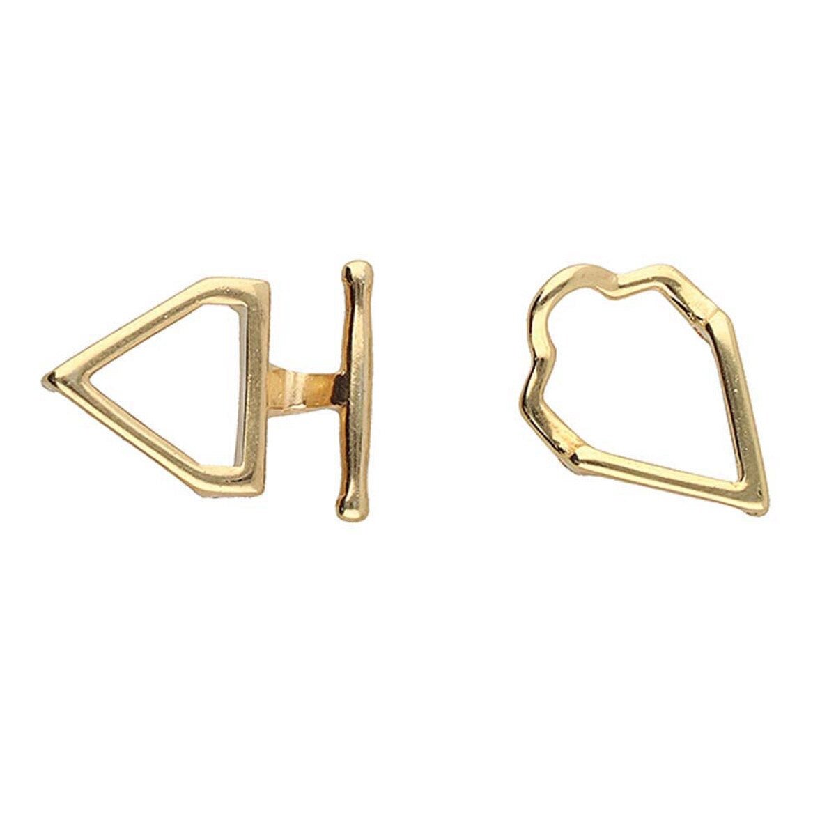 Toggle lås – Passer til Miyuki Rocalliesa 11/0 (24 karats forgyldning) - Uniq Perler -