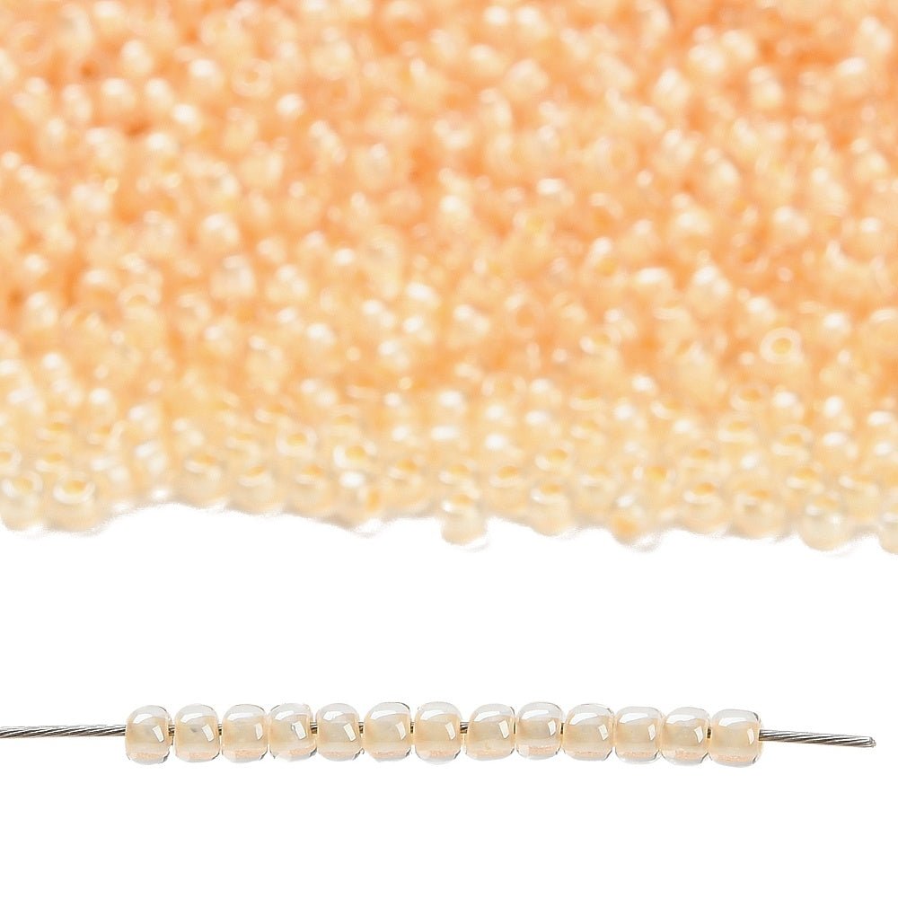 TOHO Seed Beads – TR 352, Inside Color Krystal/Butter Yellow (11/0) 10gr - Uniq Perler - 119764