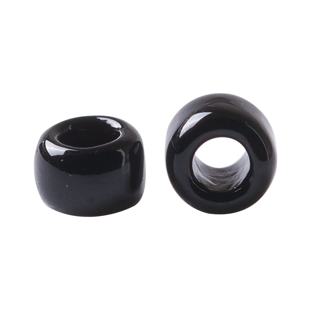 TOHO Seed Beads – Opaque Jet, rund (2,2 mm)