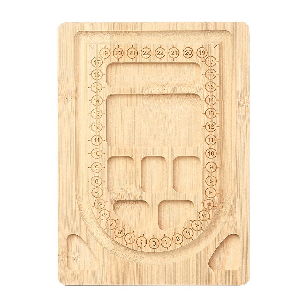 Træ Display Til Opmåling Af Armbånd, (19,5x14x1cm) - Uniq Perler - 114264