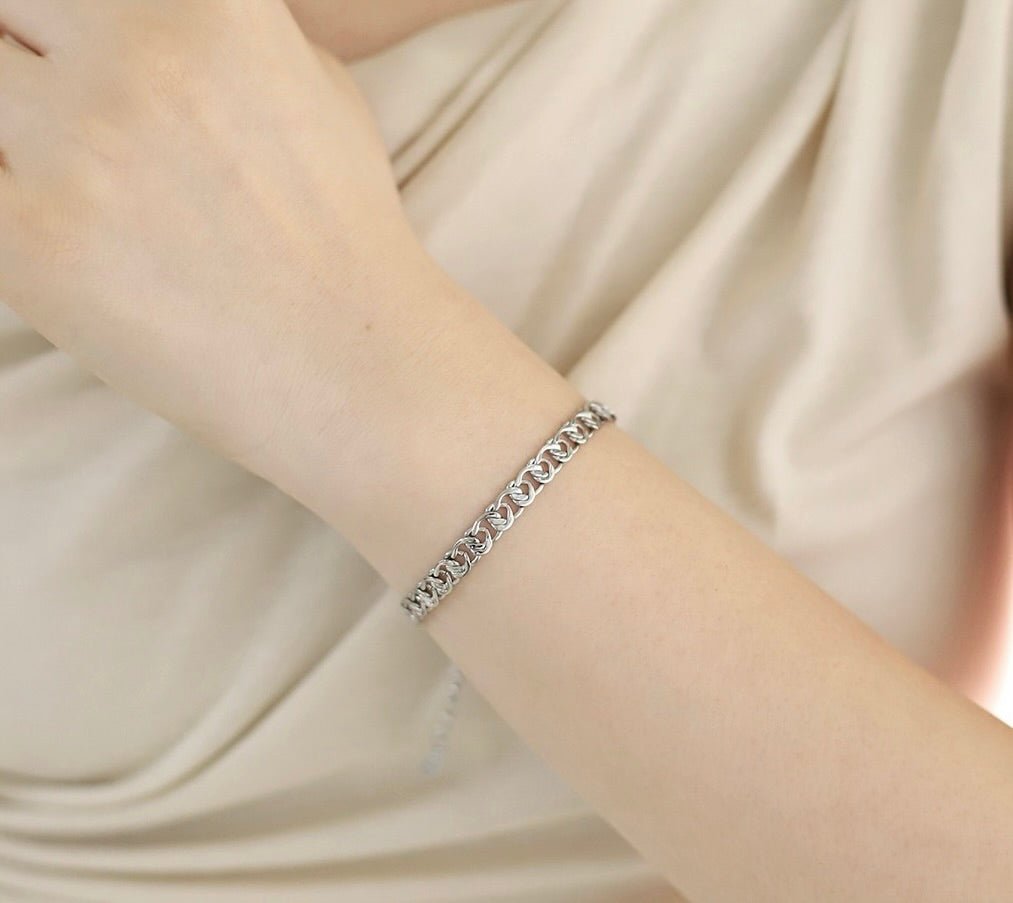 Vandfast Armbånd – ( Stål 15+5 cm) - Uniq Perler -