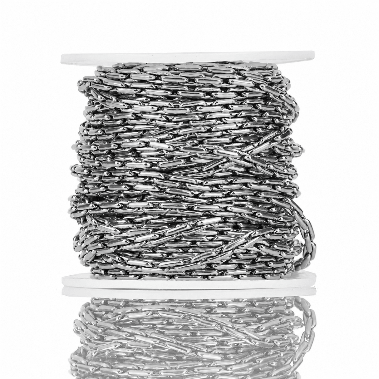 Vandfast Kæde, Stål, (2 mm, 1m) - Uniq Perler - 125275