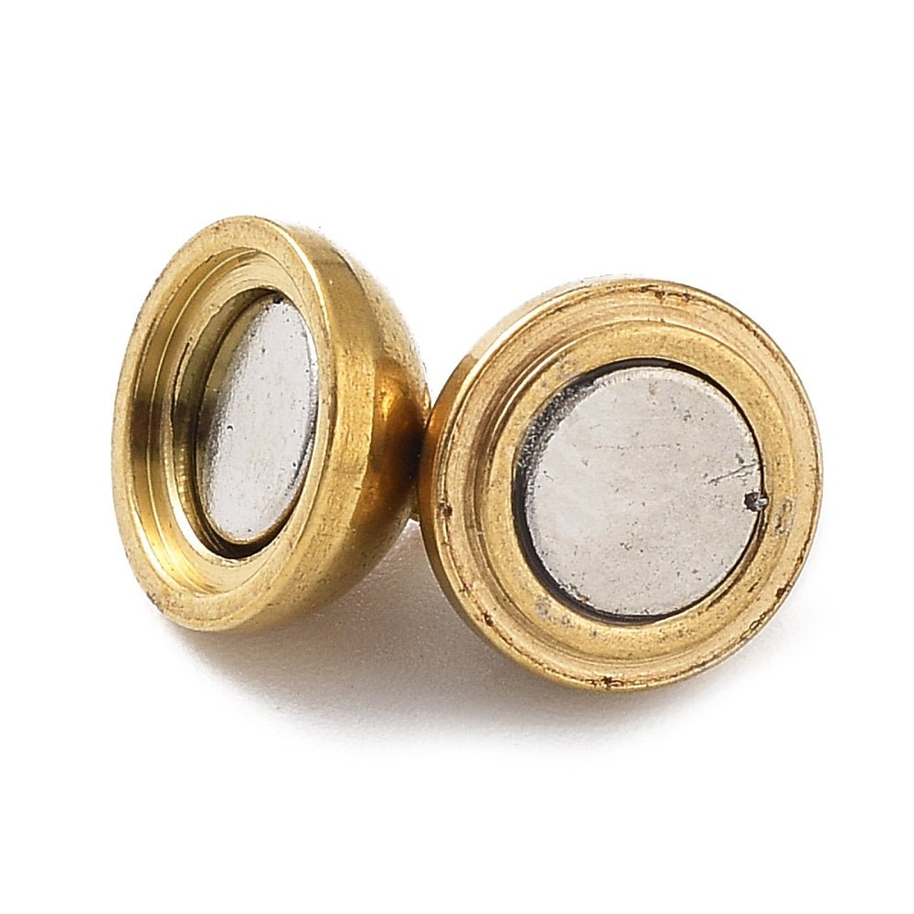 Vandfast Magnetlås – 18K Forgyldt Stål (13,5x8mm) - Uniq Perler - 119976