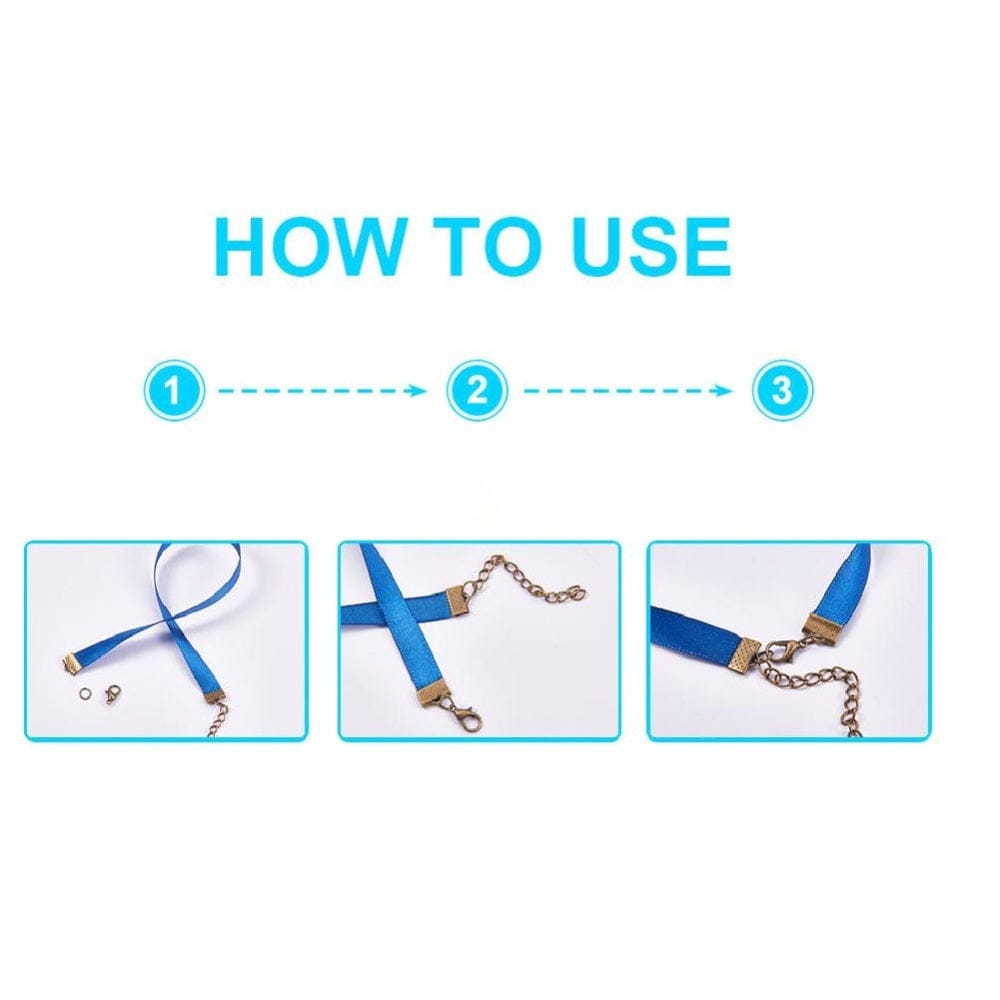 Vandfaste Endestykker, Forgyldt Stål, 9,5x10mm, (10 stk.) - Uniq Perler - 266840