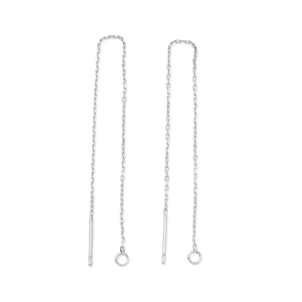 Vandfaste Ørekæder – Stål (100 - 109mm) 1 par - Uniq Perler -