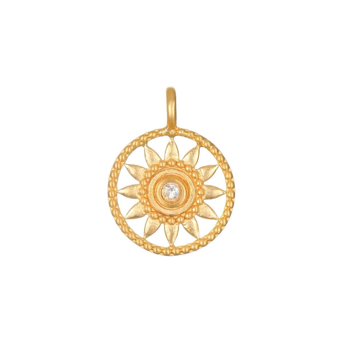 Vandfaste Vedhæng - 18K Forgyldt Stål - Uniq Perler - 125466