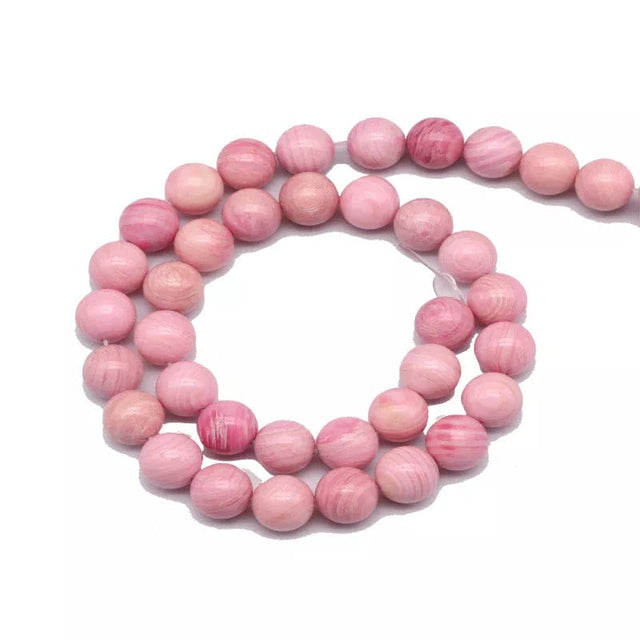 AL Shell Perler 10 mm Pink Blossom shell perler