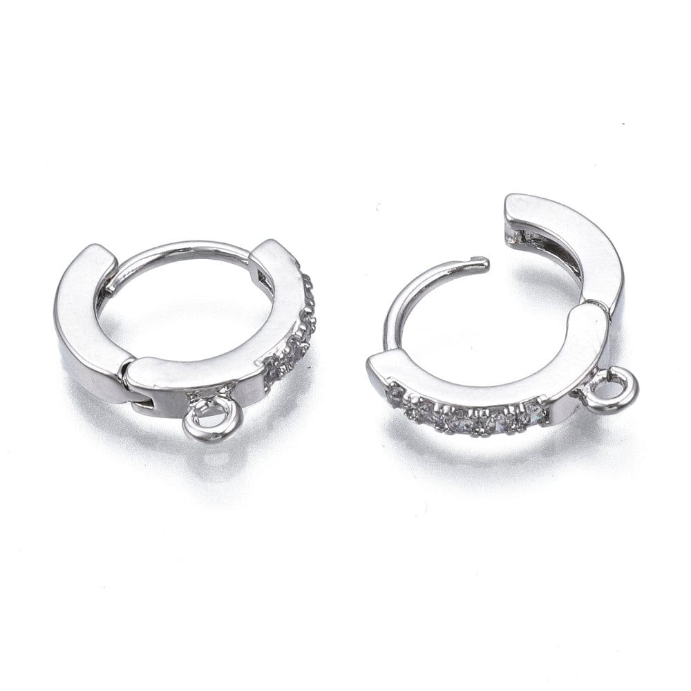 Creoler Med Zirkonia Sten (13,5x12mm) - Uniq Perler - 1654651