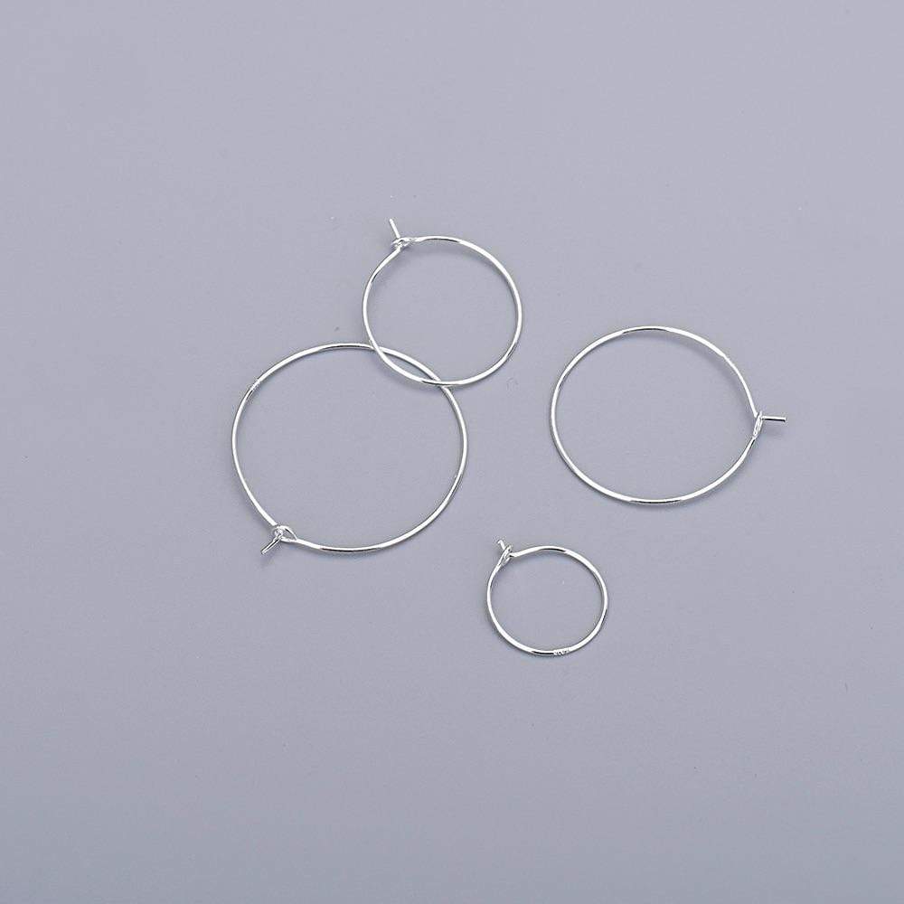 Creoler – Sterling Sølv (25mm) - Uniq Perler - 007166