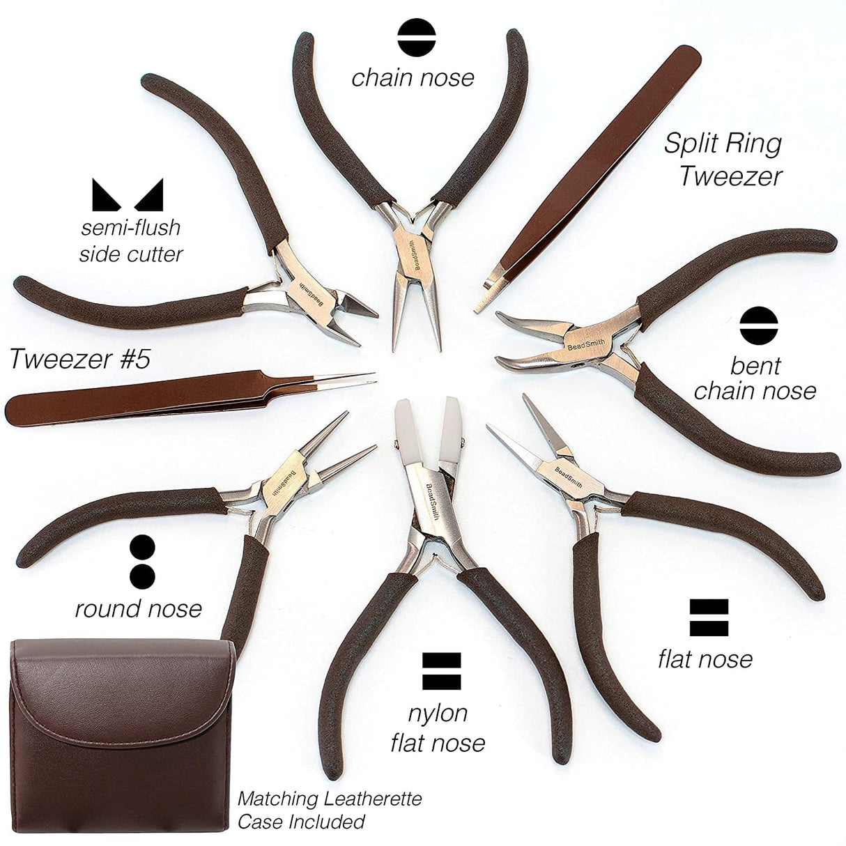 Det Ultimative Brune Værktøjssæt - Uniq Perler - 790524010400