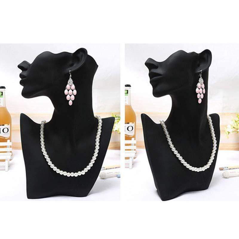 Display Buste Til Udstilling – Sort (26x18x18cm) - Uniq Perler - 873840