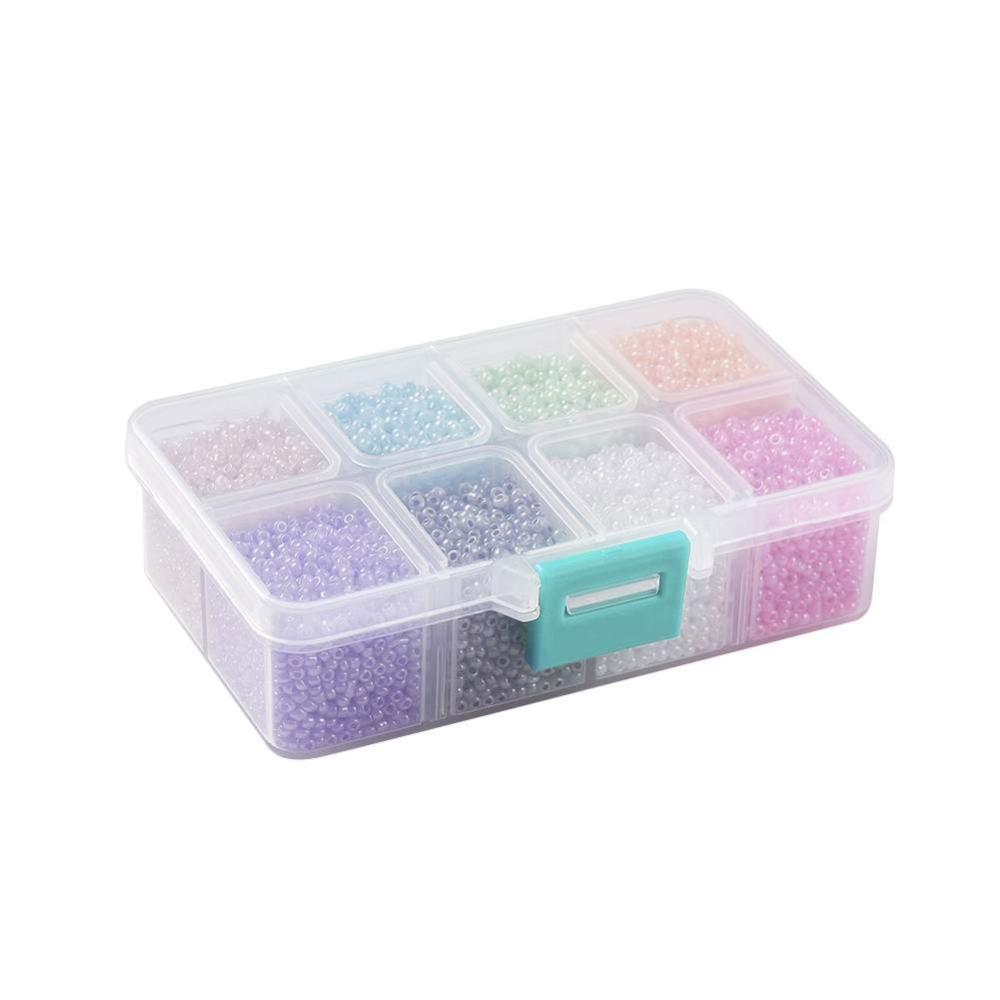 DIY Sæt - Glas Seed Beads (3mm) - Uniq Perler - 0000013079