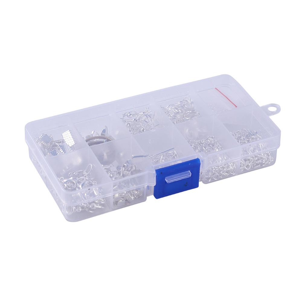 DIY Smykkesæt – Forsølvede Smykkedele & Værktøj til Smykkefremstilling - Uniq Perler - 0000001501