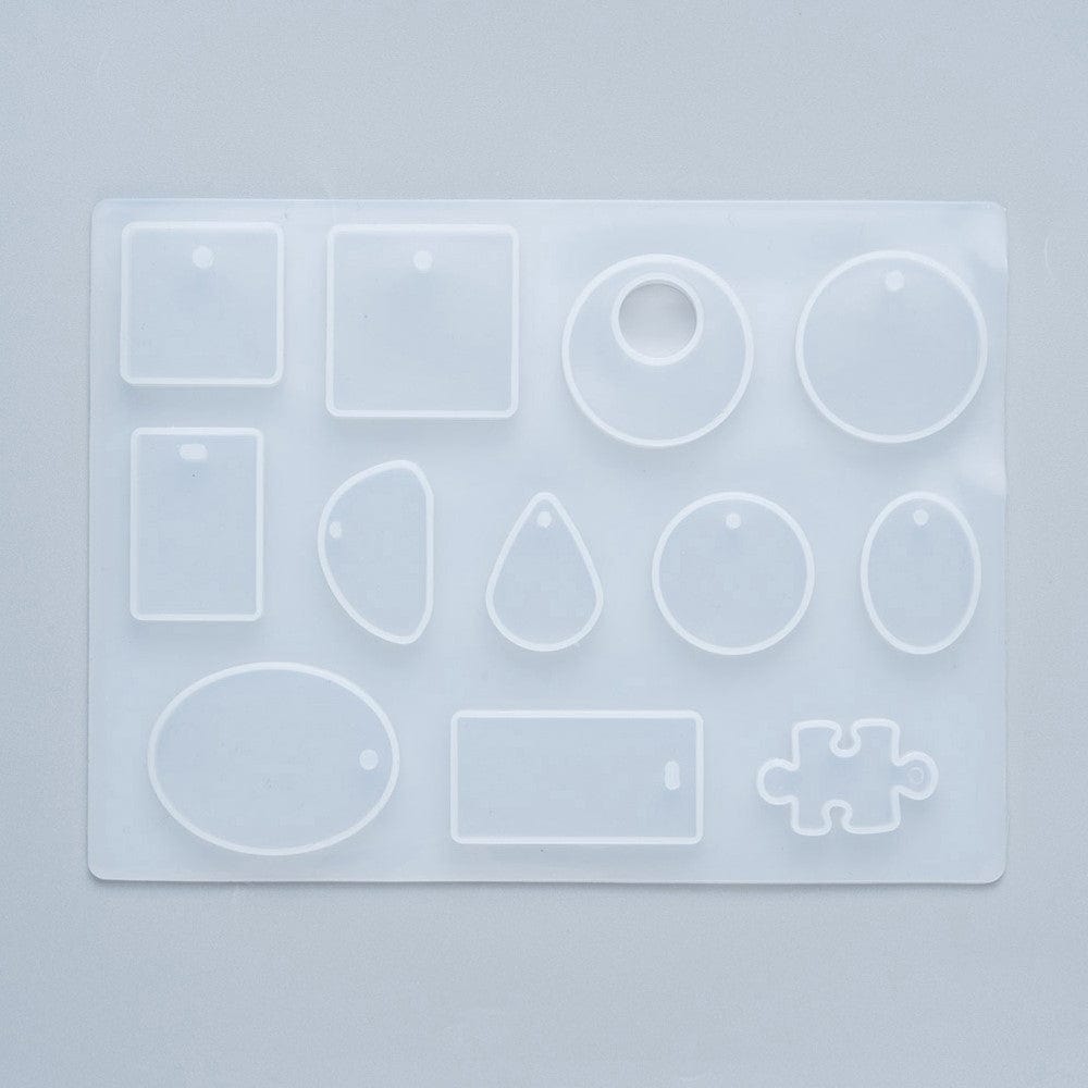 Forme Til Forskellige Formet Resin Vedhæng (28x22x7,5cm) - Uniq Perler - 125512