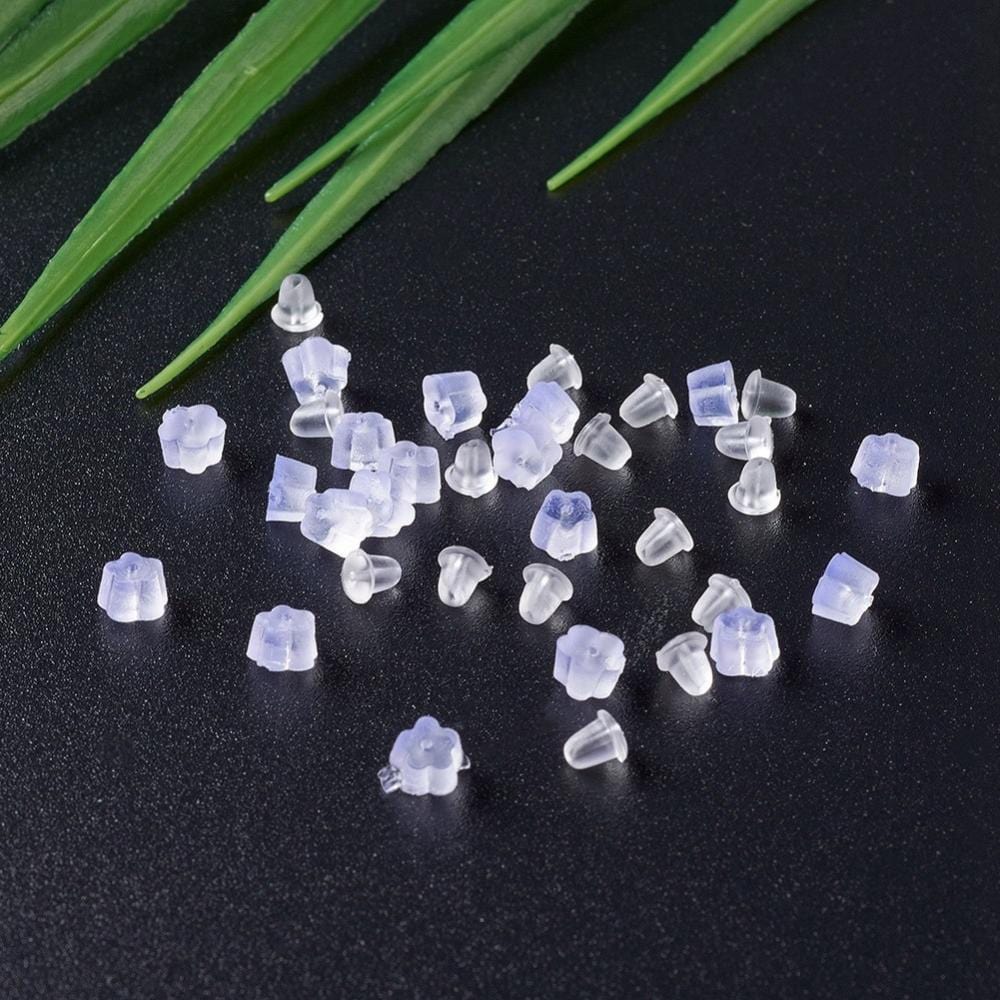 Gummi Bagstopper I Kasse - (4x4mm), Ca. 500 stk - Uniq Perler - 0000013329