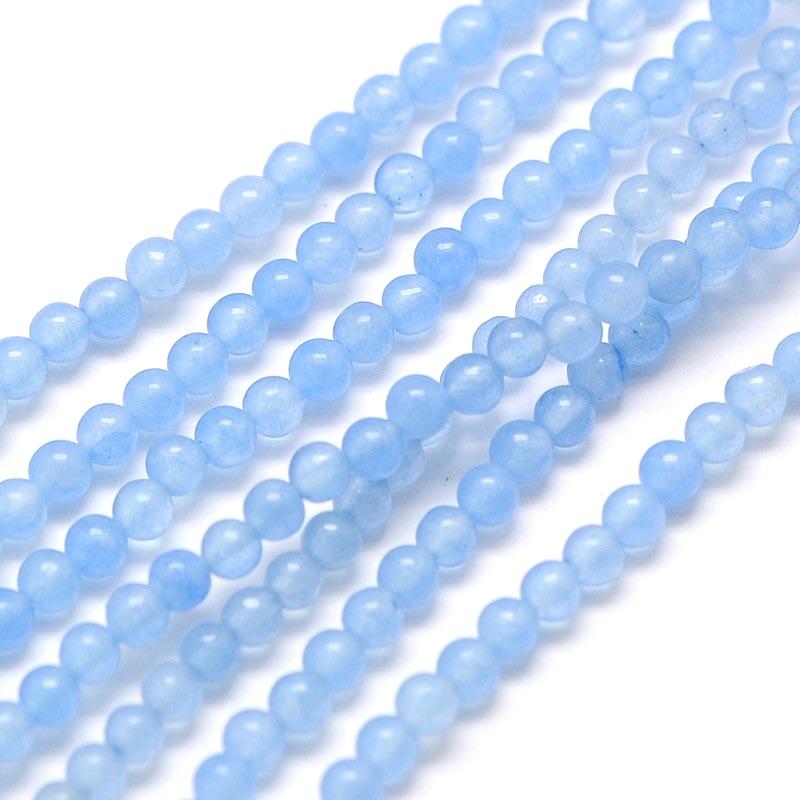 Jade Perler, Lys Blå,(3mm) - Uniq Perler - 000004463