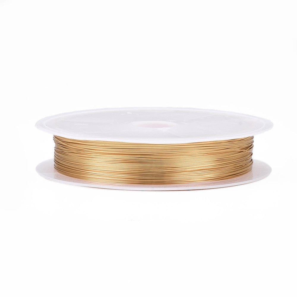Kobber Wire – Langtidsholdbar Forgyldning (0,3mm, 15,6m) - Uniq Perler - 46753356
