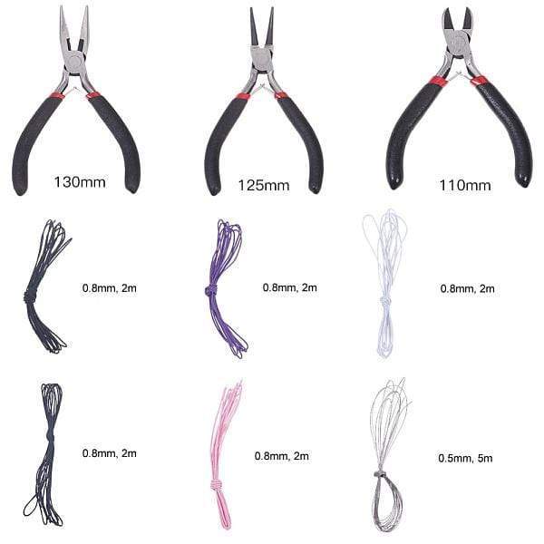 Komplet DIY Smykkesæt – Perler, Smykkedele & Værktøj til Opstart - Uniq Perler - 0000002340