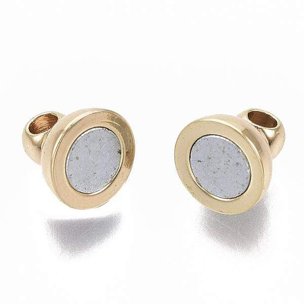 Magnet Lås - 18K Forgyldt (15mm) - Uniq Perler - 0000002379