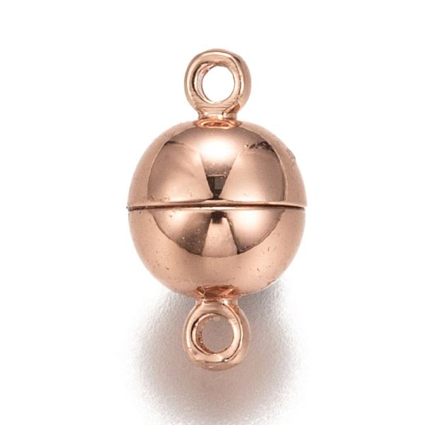 Magnet Lås – Rosa Guld (14x5mm) - Uniq Perler - 190267645670918250856843