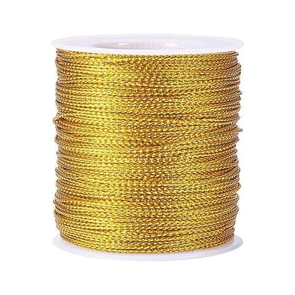 Metallisk Tråd – Guld, (2mm, 40m) - Uniq Perler - 299374