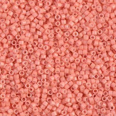 Miyuki Delice Perler, DB 2112, Duracoat Opaque Dyed Dark Salmon, 11/0 - Uniq Perler - 0000003060