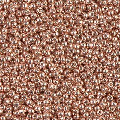 Miyuki Rocailles Perler, Galvanized Apricot Gold, 11/0 - Uniq Perler - 65456