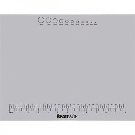 Non - Slip Perlemåtte med Mål - (31x23cm) - Uniq Perler - 0000004937