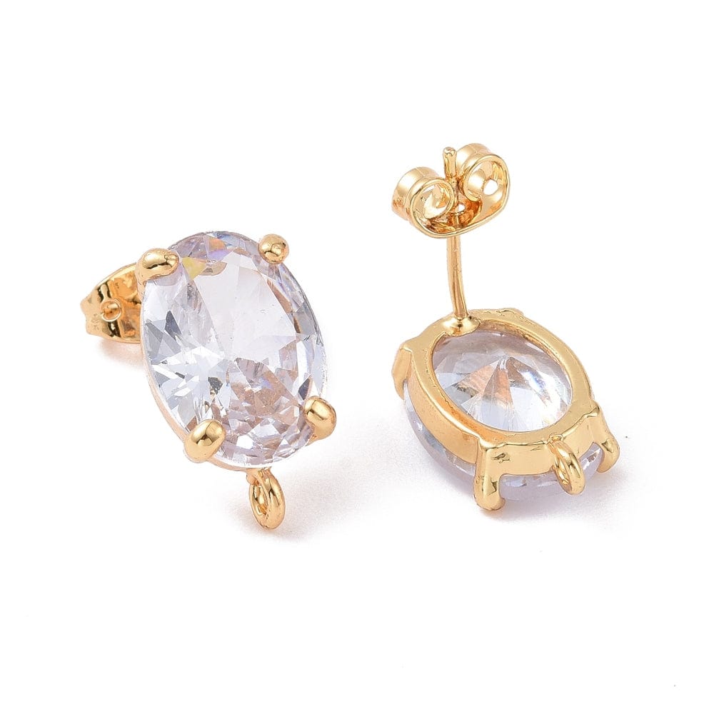 Ørestikkere Med Flot Klar Zirkonia Sten - Uniq Perler - 297453445679917186378841