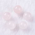 panda Top/anboret perler. rosakvarts perle top/anboret, 10 mm.