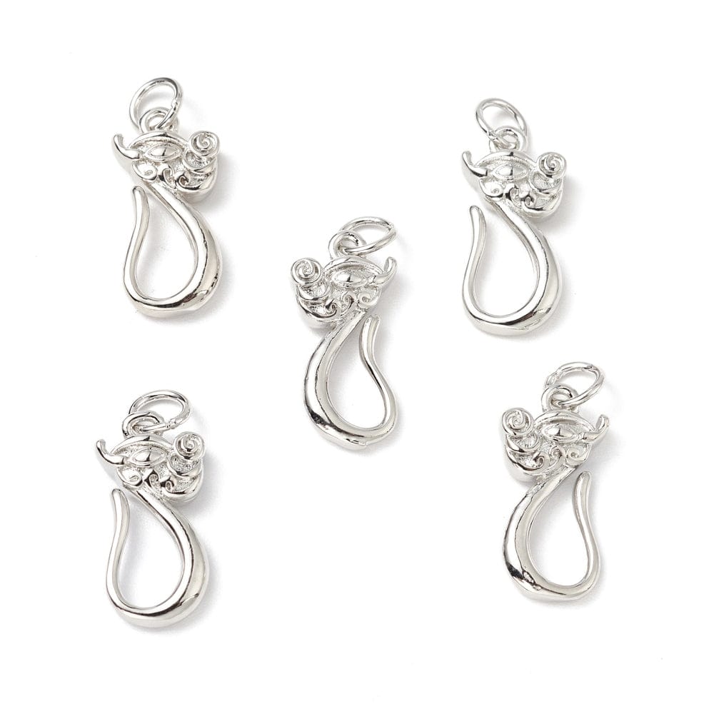 Platiniumsfarvet S - Lås, 16x5mm - Uniq Perler - 0000013532, 203774745671918588233846