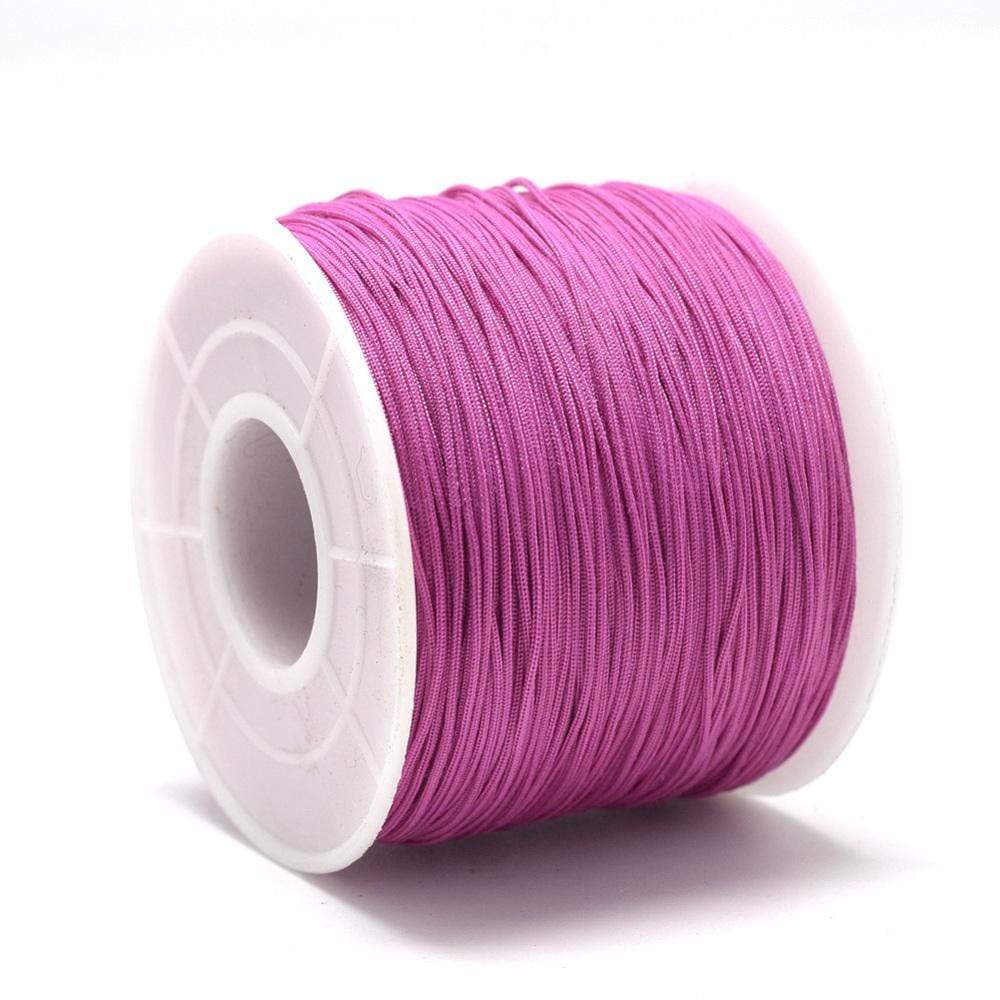 Polyester Tråd – Rosa (0,5mm), 120m - Uniq Perler - 5784959393