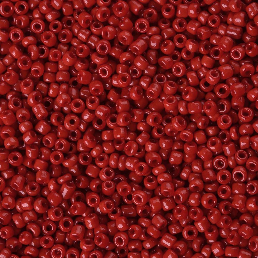 Seed Beads – Rød, Runde (2mm) 450g - Uniq Perler - 0000007828