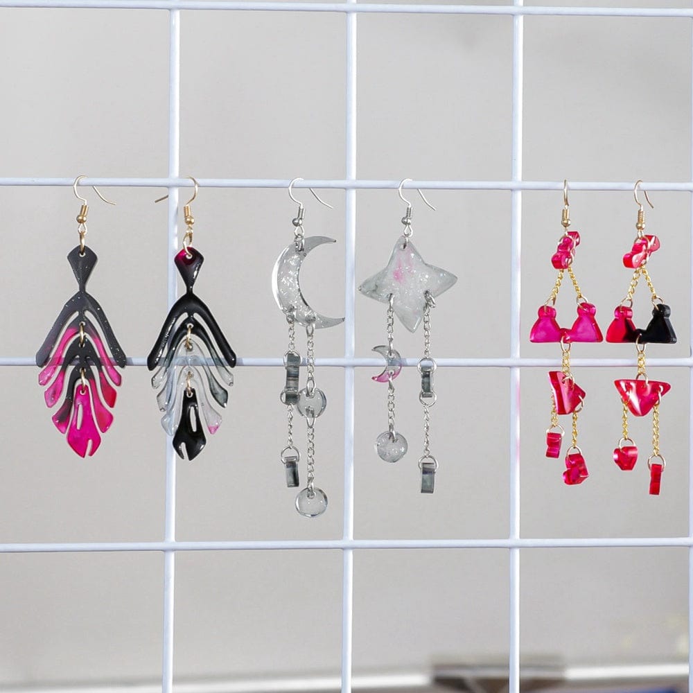 Silikone Form Til Fuldendte Øreringe (13x8,5x3,5cm) - Uniq Perler - 82744873271