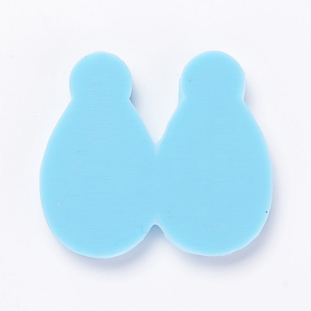 Silikone Form Til Øreringe Eller Vedhæng (43x38mm) - Uniq Perler - 132842