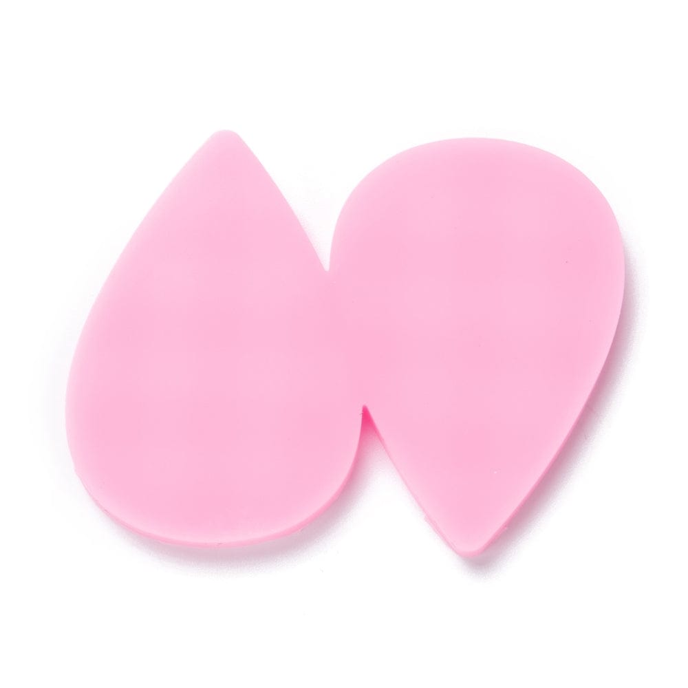 Silikone Form Til Støbning Af Øreringe Og Vedhæng (49x33mm) - Uniq Perler - 12068