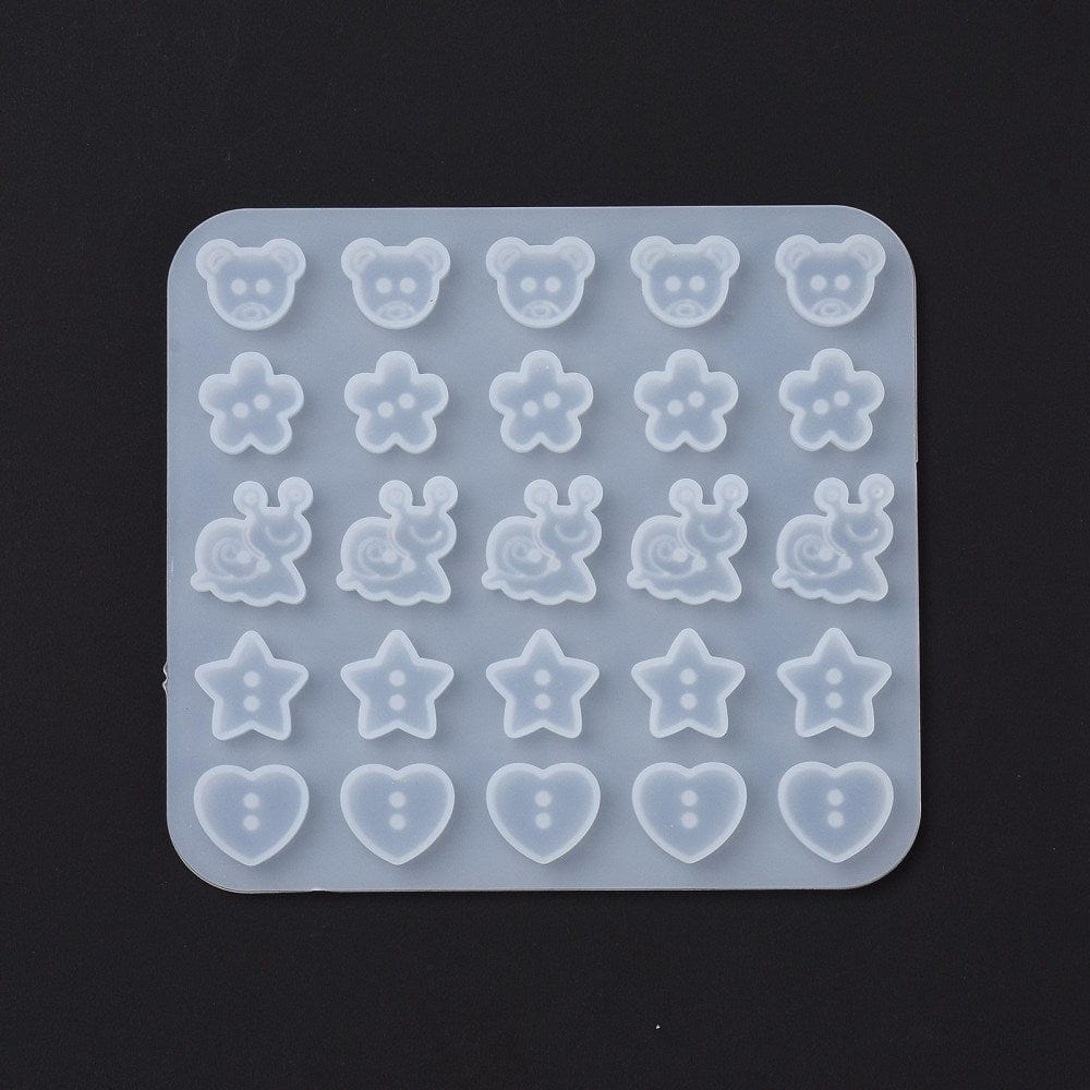 Silikone Form Til Støbning Af Resin Dyr, Blomster, Stjerner, M.M - Uniq Perler - 291108145679916942069845