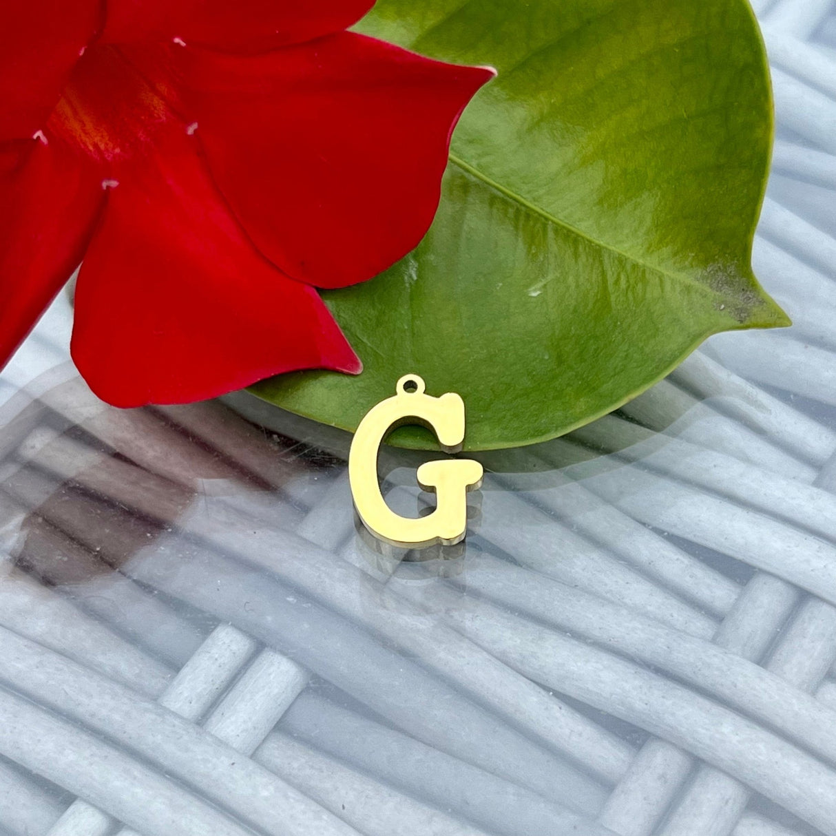 Smukke Stål Bogstaver Til Evt. Halskæde Vedhæng M.M. - Uniq Perler - 0000011961