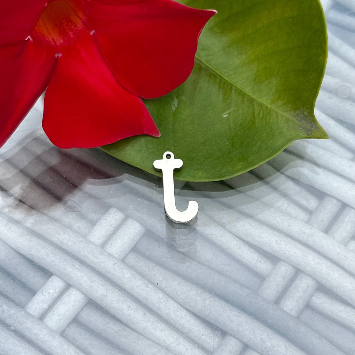 Smukke Stål Bogstaver Til Evt. Halskæde Vedhæng M.M. - Uniq Perler - 11966