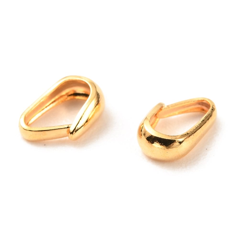 Snap On Pinch Bail – 18K Forgyldt Messing (5.5x3x4mm) - Uniq Perler - 481844