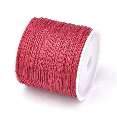 Uniq Perler Tråd etc Rød Nylon snor 0,8 mm (Rød), 45 meter