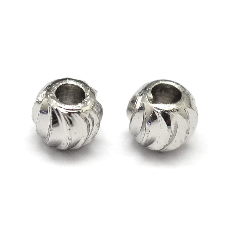 Vandfast Perler Med Tvistet Mønster, 3x2mm, (20 Stk.) - Uniq Perler - 173742